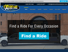 Tablet Screenshot of extremelimousineinc.com